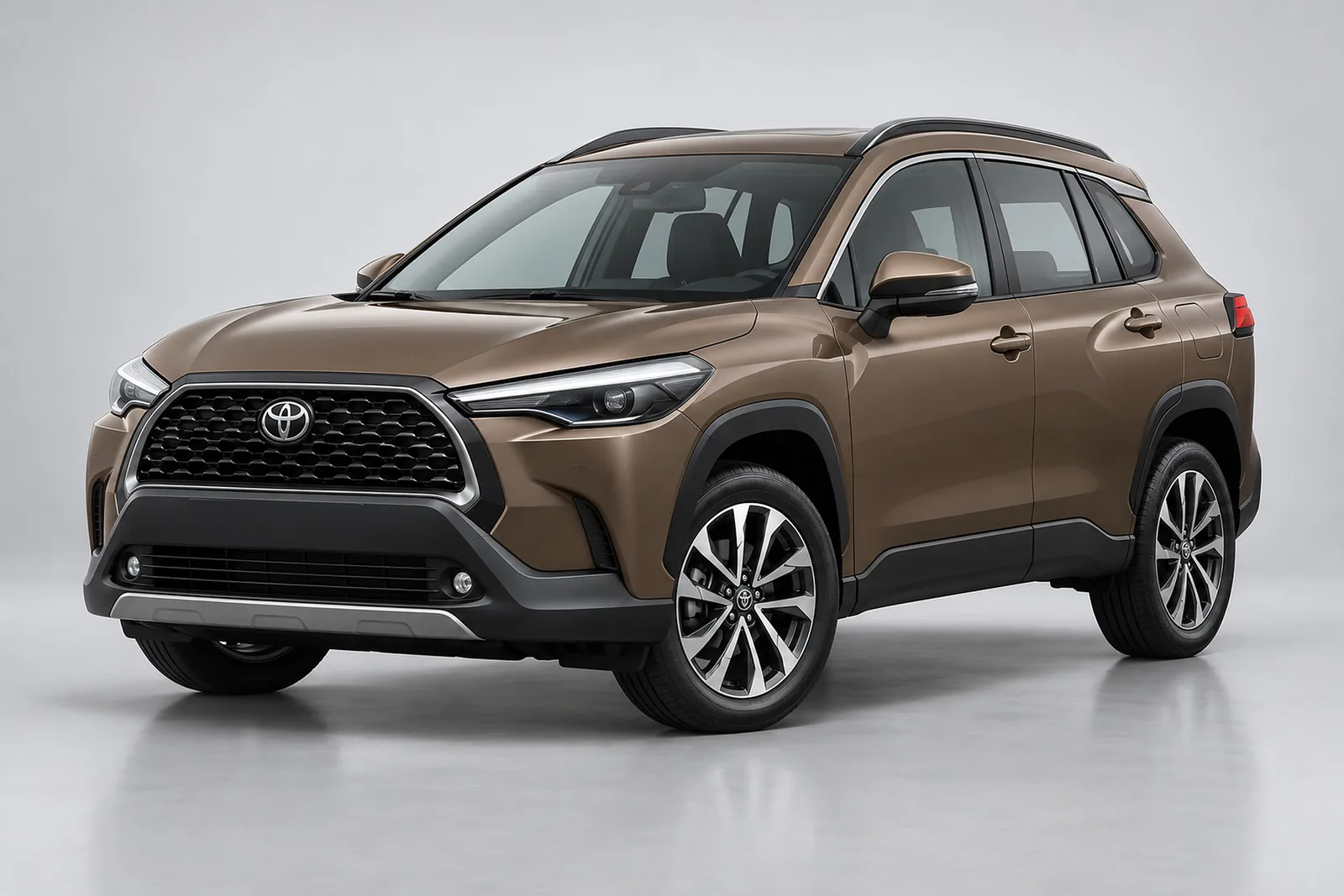 Toyota Corolla Cross XEI 2.0 CVT, vista frontal en tres cuartos